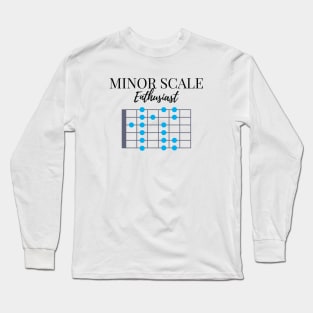 Minor Scale Enthusiast Light Theme Long Sleeve T-Shirt